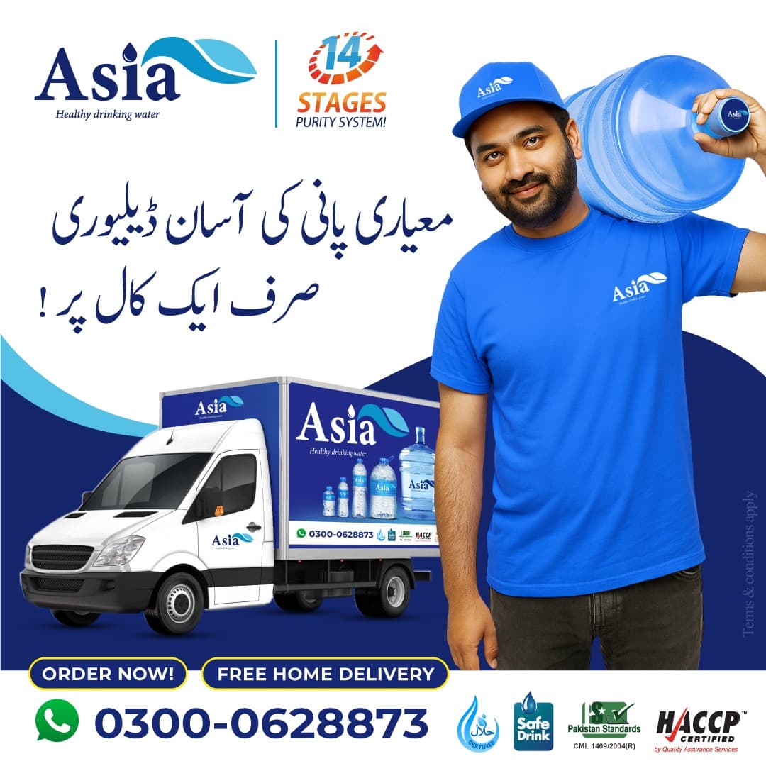 Asia Water delivery person